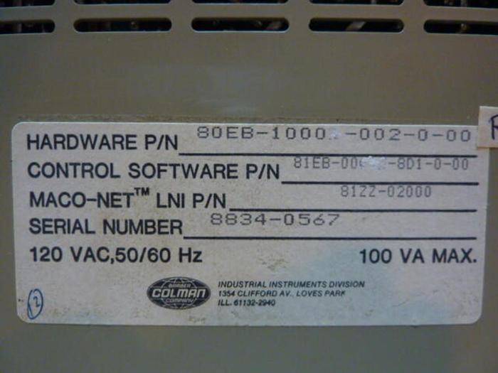 Used BARBER COLMAN Process Module 80EB-1000-002-0-00 R Used