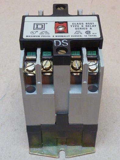 Used SQUARE D Industrial Control Relay 8501-X0 40 USED #32775