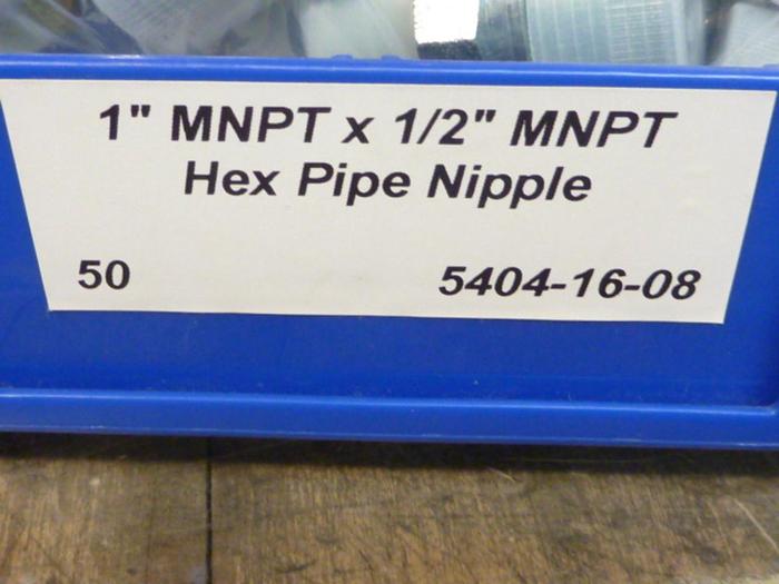PRESSURE CONNECTIONS CORP. Hex Pipe Nipple 5404-16-08 #40518 SCRAPPED / DNL