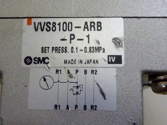 Used SMC Regulator Valve VVS8100-ARB-P-1 #66737