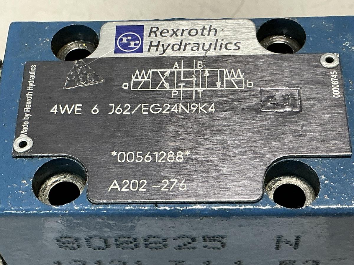 Used REXROTH HYDRAULICS 4WE 6 J62/EG24N9K4
