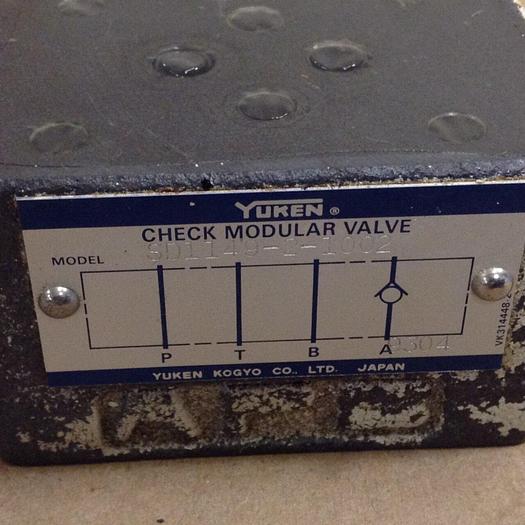 Used YUKEN Check Modular Valve SD1149-2-1002 #78625