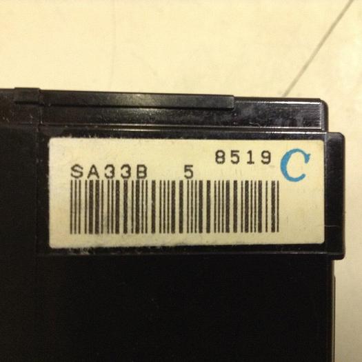 Used FUJI ELECTRIC 5 Amp Circuit Breaker SA33B-5 #89009