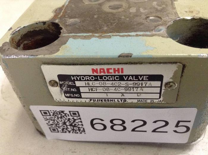 Used NACHI Hydro-Logic Valve HLC-08-4C2-S-9917A #68225