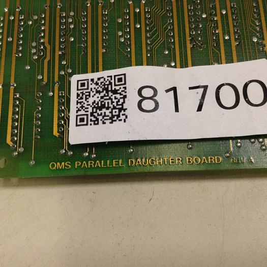 Used QMS Parallel Daughter Board A08291 #81700