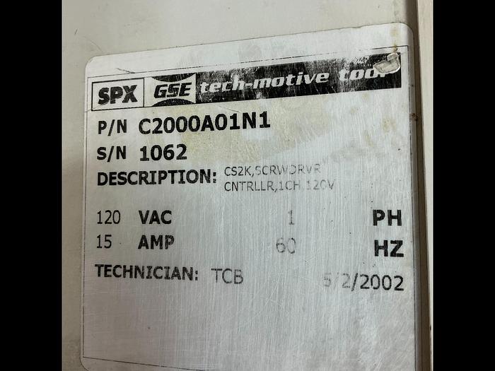Used TECH MOTIVE TOOL C2000A01N1