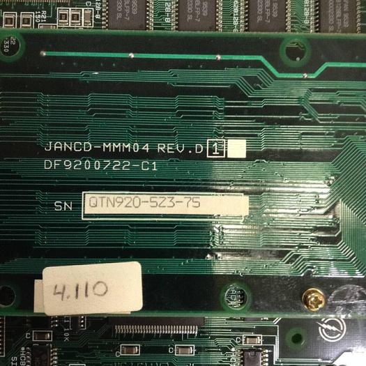 Used YASKAWA Circuit Board JANCD-MCP02B-1 REV D #76703