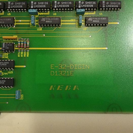Used KEBA Engel Circuit Board E-32-DIGIN D1321E Used