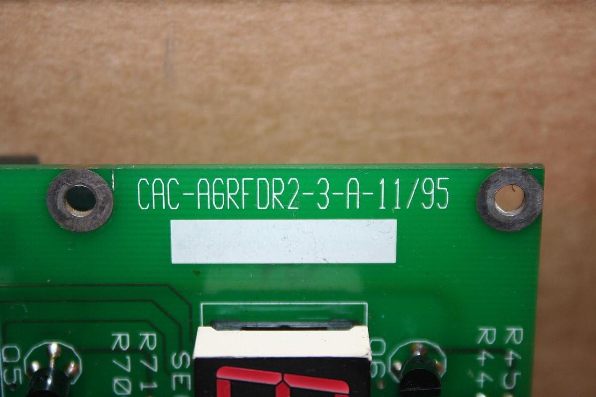 Used MOULD TEK Feed Control Board CAC-AGRFDR2-3-A-11/95 Used
