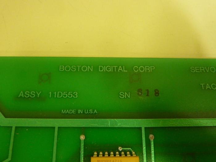 Used BOSTON DIGITAL Servo Counter Board PCB10E297 #67068