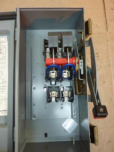 Used SQUARE D 60 Amp Safety Disconnect Switch H222AWK #37914