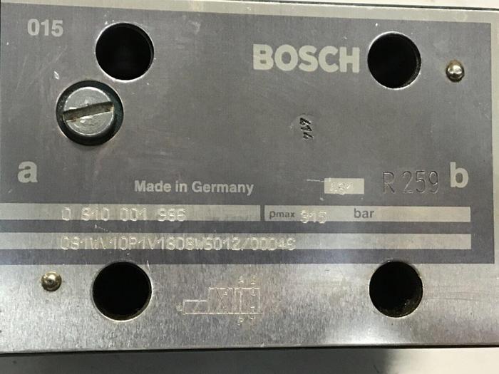 Used BOSCH Valve 0 810 001 986 Used