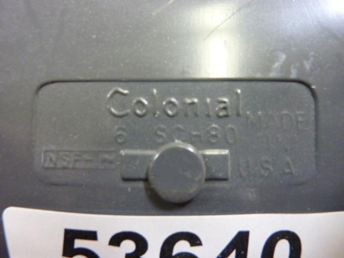 COLONIAL 45° Elbow PVC ELBOW640 #53640