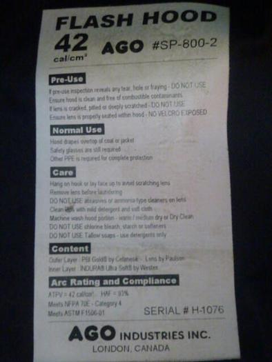 Used AGO Flash Suit SP-801 #30681