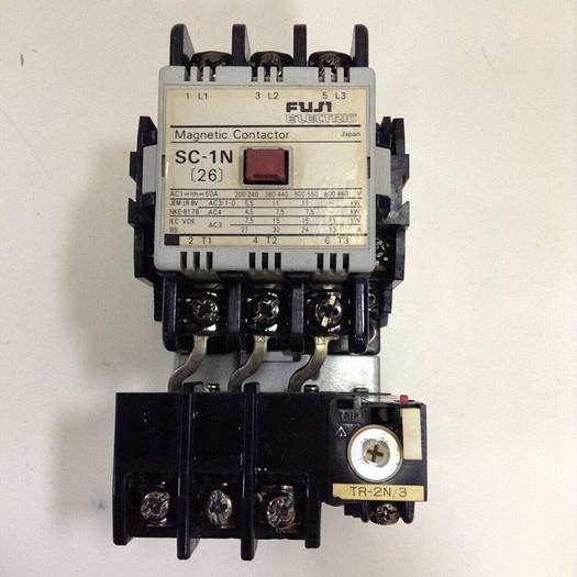 Used FUJI ELECTRIC Magnetic Contactor SC-1N #79901