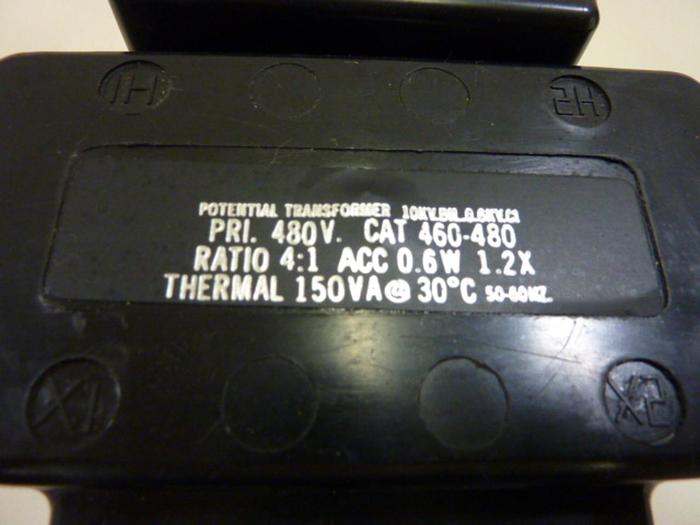 Used ELECTRO INDUSTRIES Potential Transformer 460-480 #56697