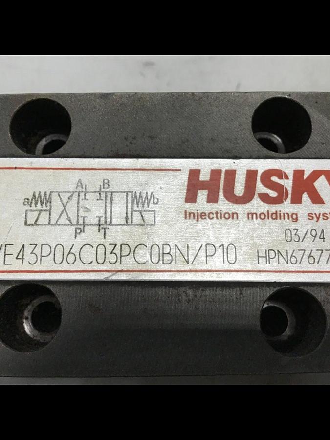 Used HUSKY Valve WE43P06C03PC0BN/P10 USED