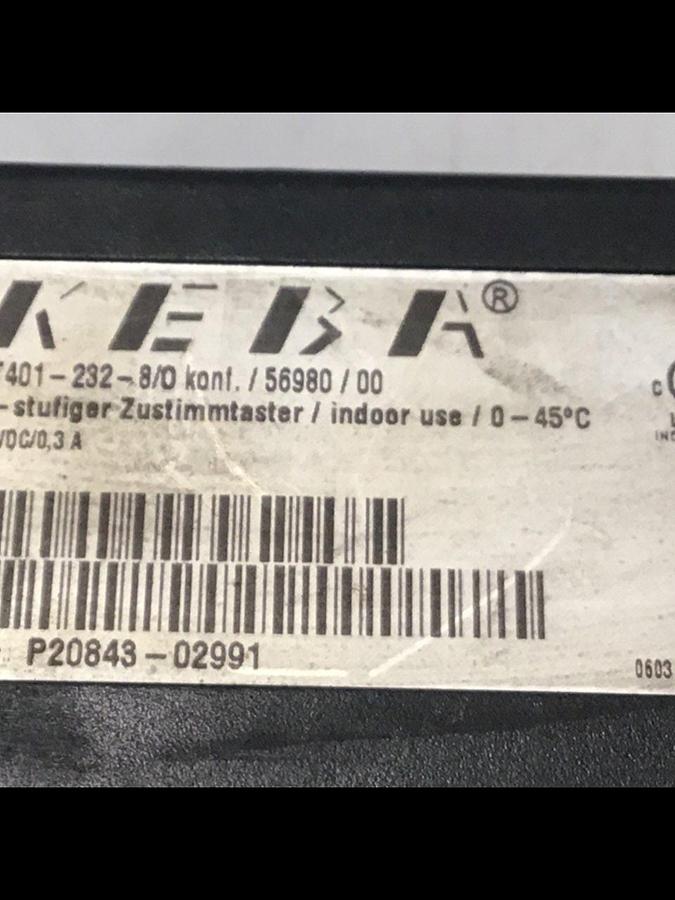 Used KEBA Teach Pendants HT401-232-8/0 #124503