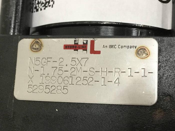 Used HYDRO LINE Clamp Cylinder N5GF-2.5X7 #90930