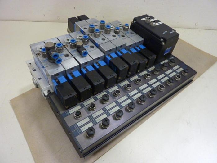 Used FESTO Control Block / Valve Terminal IFB8-02 #52870