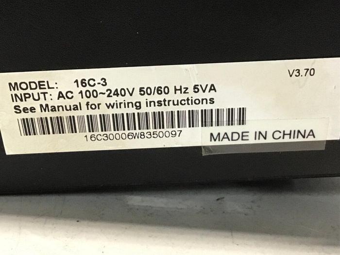 Used LOVE CONTROLS Temp Controller 16C-3 #144907