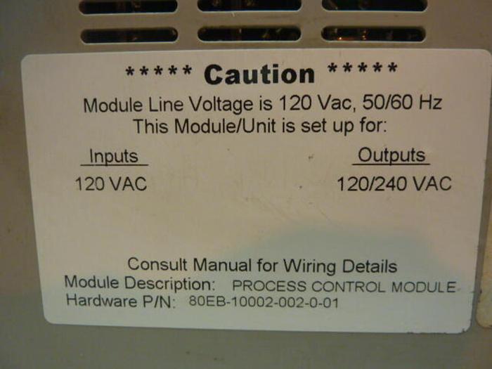 Used BARBER COLMAN Process Module 80EB-10002-002-0-01 Used