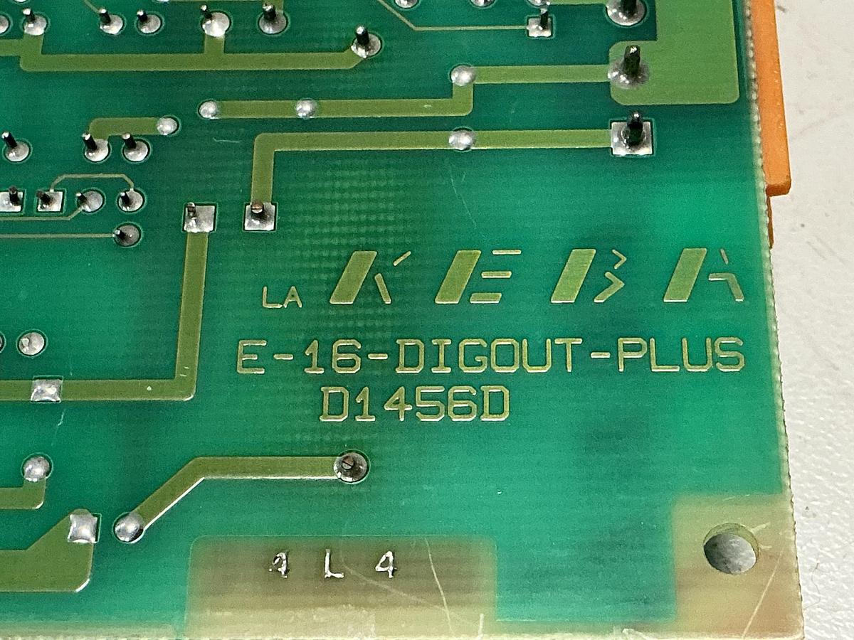 Used Keba D1456D E-16-DIGOUT-PLUS