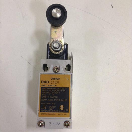 Used OMRON Limit Switch D4D-2120 #77587