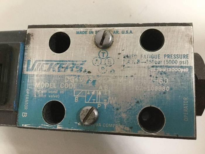 Used VICKERS Directional Hydraulic Valve DG4V322AMUHL760 Used