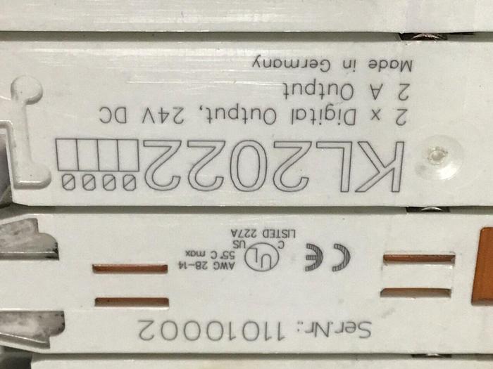 Used BECKHOFF Digital Output Module KL2022 #125215