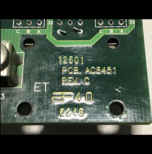 Used APSCO Van Dorn Rack Circuit Board AC8450 USED
