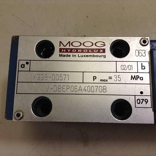 Used MOOG Valve VDBEP06A40007GB #85175