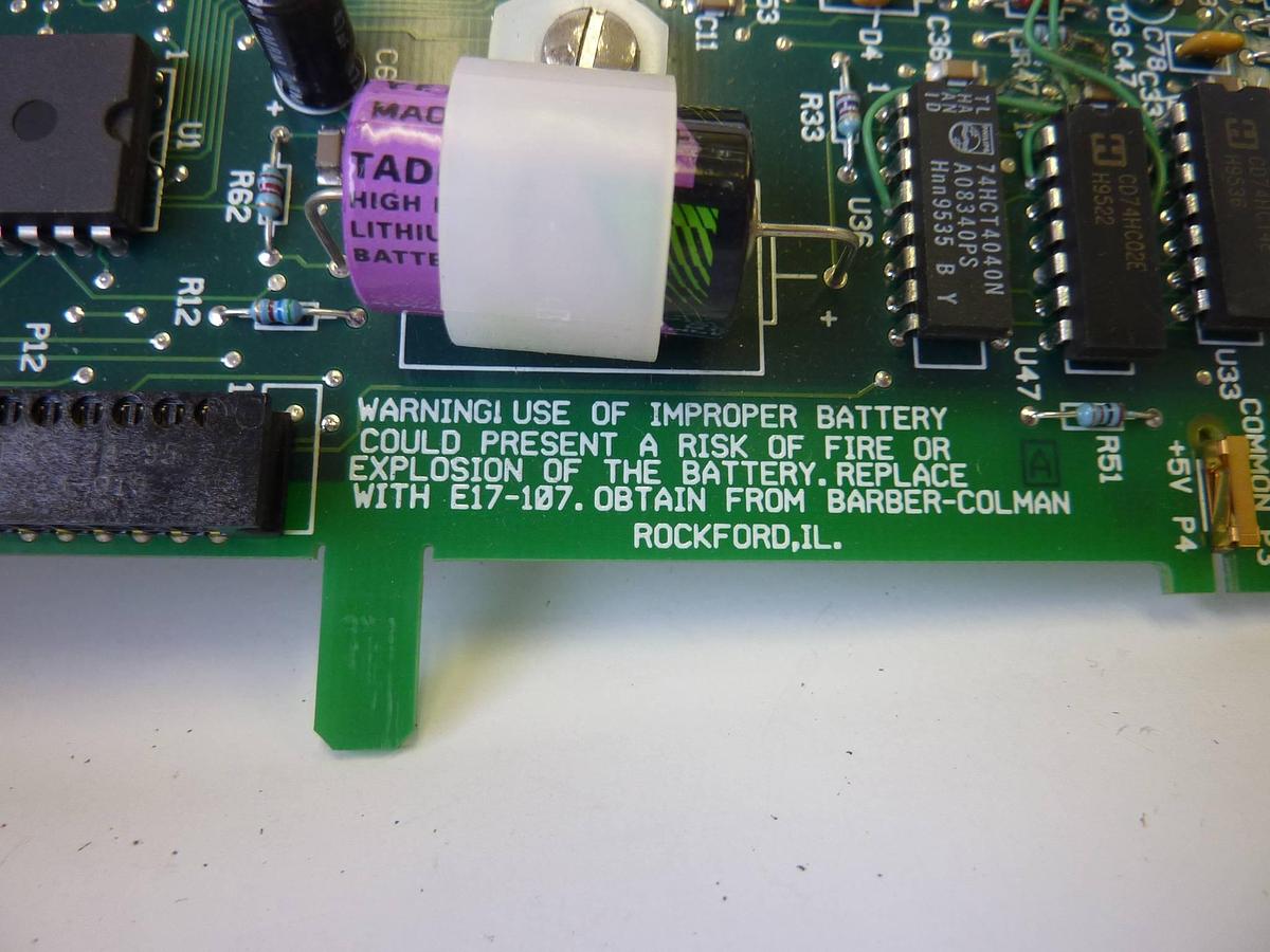 Used BARBER COLMAN Data Handler Circuit Board A-13937-313 #5768