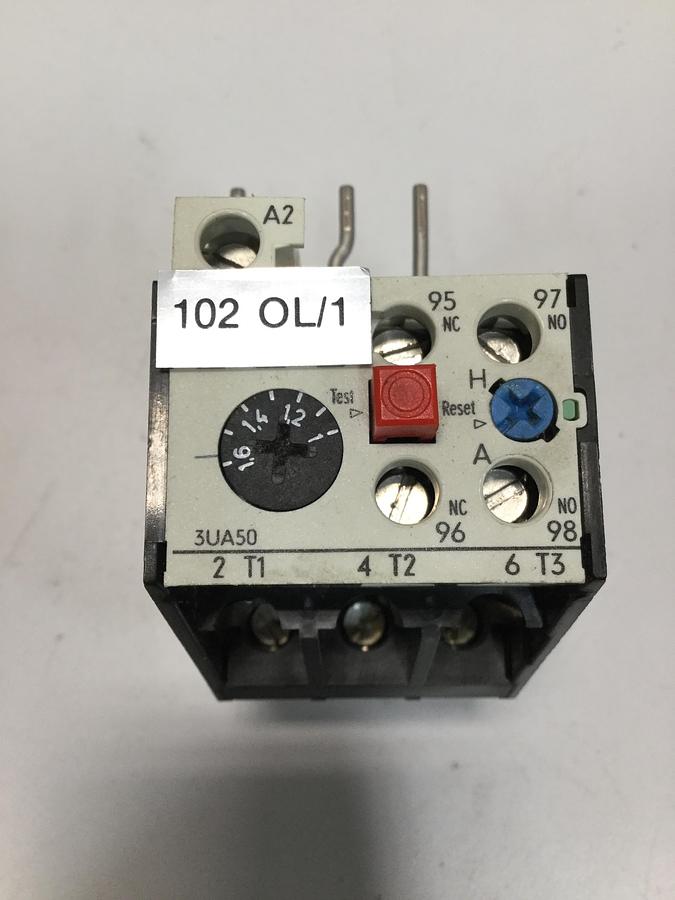 Used SIEMENS Overload Relay 3UA5000-1A USED