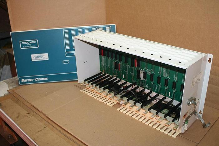 Used BARBER COLMAN Control Card Rack 45AA-AC2G2-500-2-00 USED