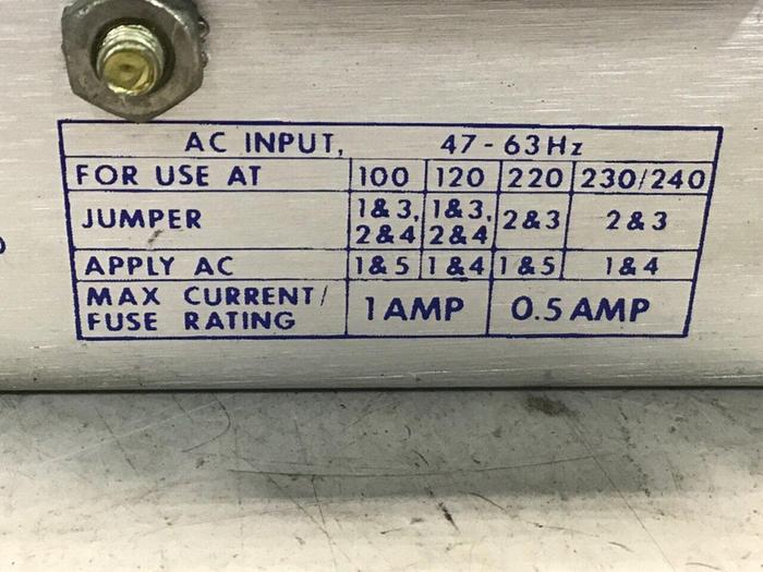Used POWER ONE Power Supply HBB 15-1.5-A #137100