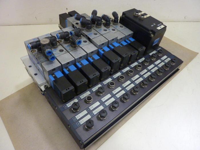 Used FESTO Control Block / Valve Terminal IFB8-02 #52863