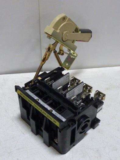 Used ALLEN BRADLEY 30 Amp Disconnect Switch 1494V-DS30 SER A #57364