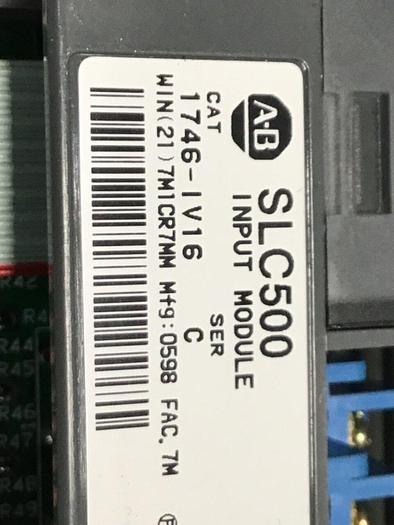 Used ALLEN BRADLEY Input Module 1746-IV16 SER C #118324