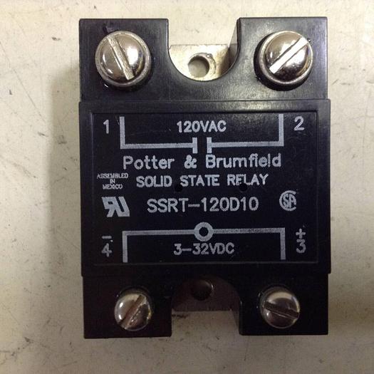 Used POTTER & BRUMFIELD Solid State Relay SSRT-120D10 #88127