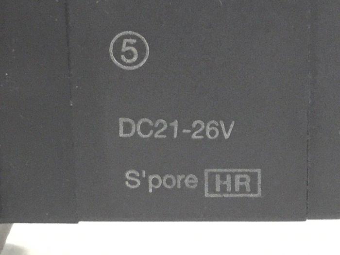 Used SMC Solenoid Valve EVF5220-5Y0B-03F #104139