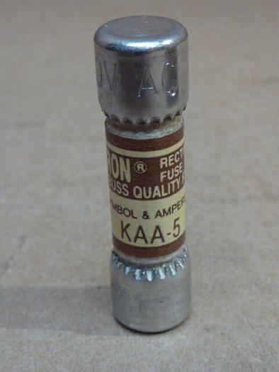 TRON / BUSSMANN 5 Amp Rectifier Fuse KAA-5 #33628