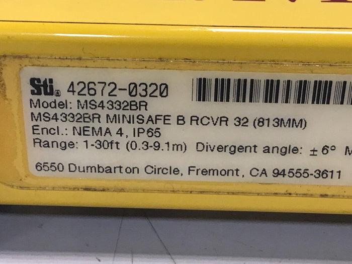 Used STI Light Curtain Receiver MS4332BR #127531