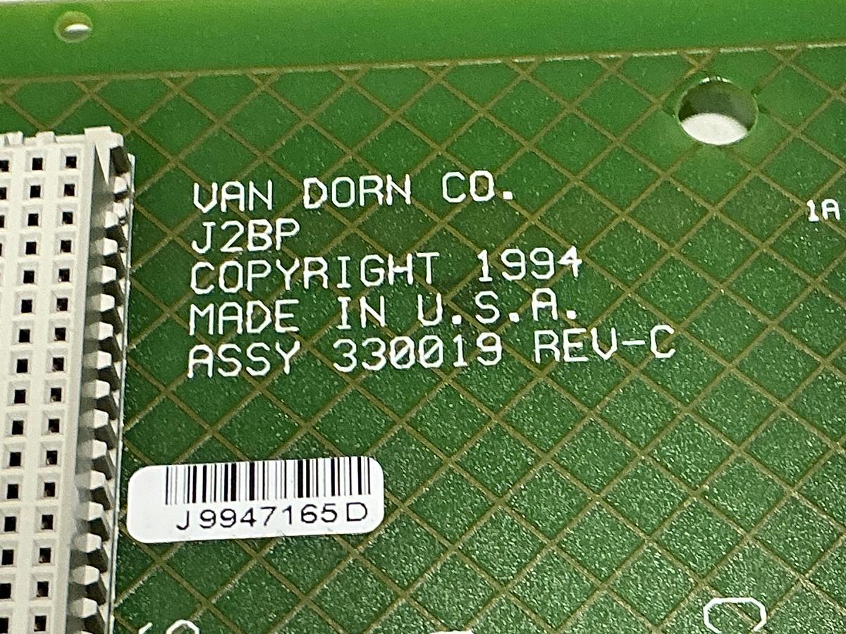 Used VAN DORN 330019 REV-C