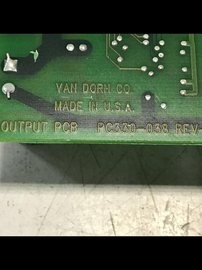 Used VAN DORN Pathfinder DC Output Board PC330-038 Used