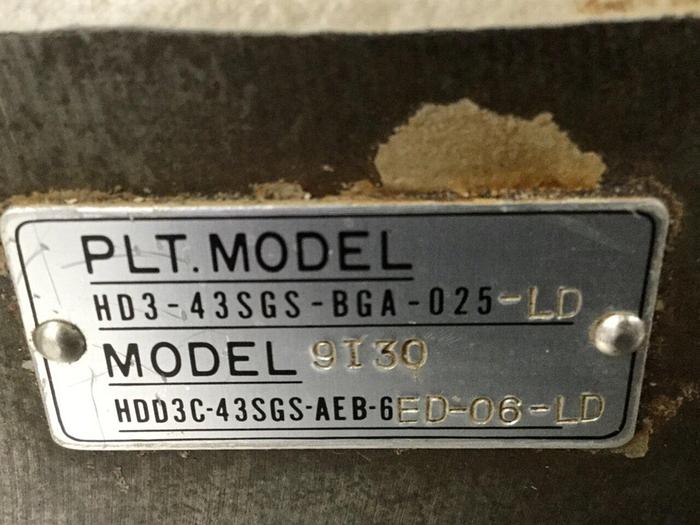Used TOYO Directional Control Valve HDD3C-43SGS-AEB-6ED-06-LD #112026