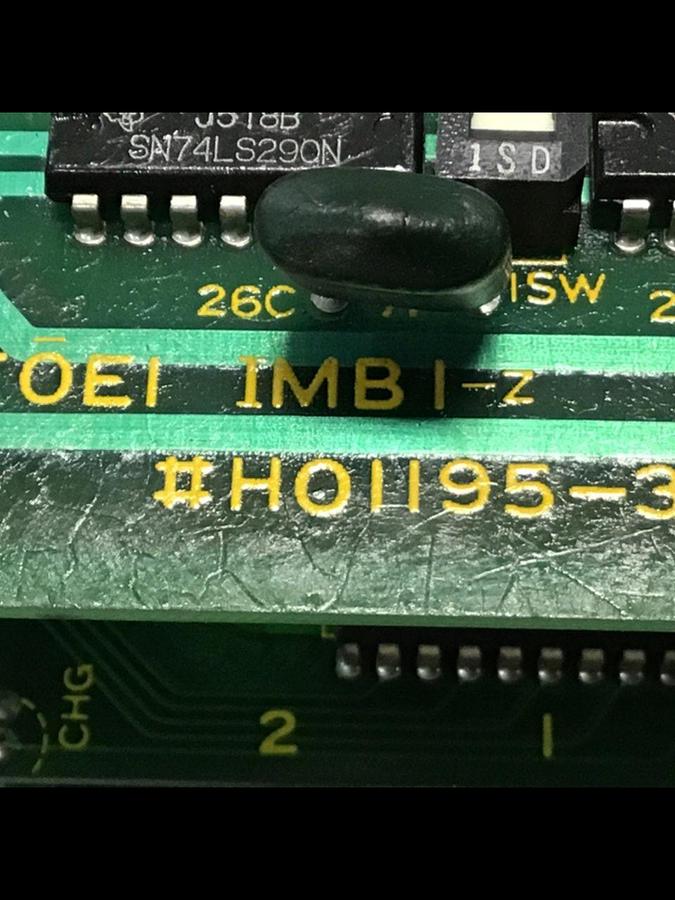 Used TOSHIBA Operator Panel H01195-3 INJECTROL-V #118380