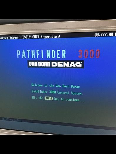 Used VAN DORN Pathfinder 3000 Operator Control PATHFINDER 3000 Used