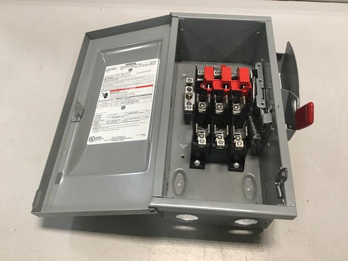 Used SIEMENS General Duty Safety Disconnect Switch GF322N VBII #137856