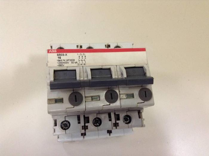 Used ABB Circuit Breaker S503-X16 #79631